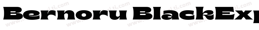 Bernoru BlackExpanded字体转换